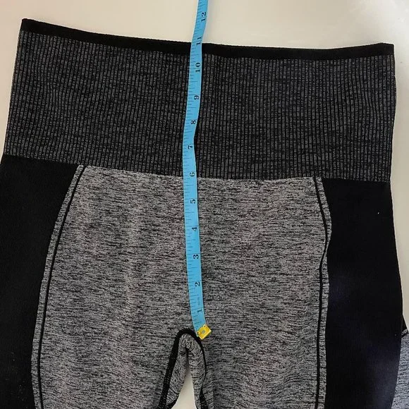 Thirdlove Black Grey Flex Seamless Compression Leggings NEW WITH TAGS - Picture 8 of 8